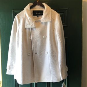 NWT Winter White Pea Coat